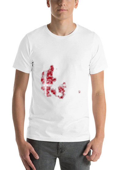 Denmark Flag Map Graphic Tee