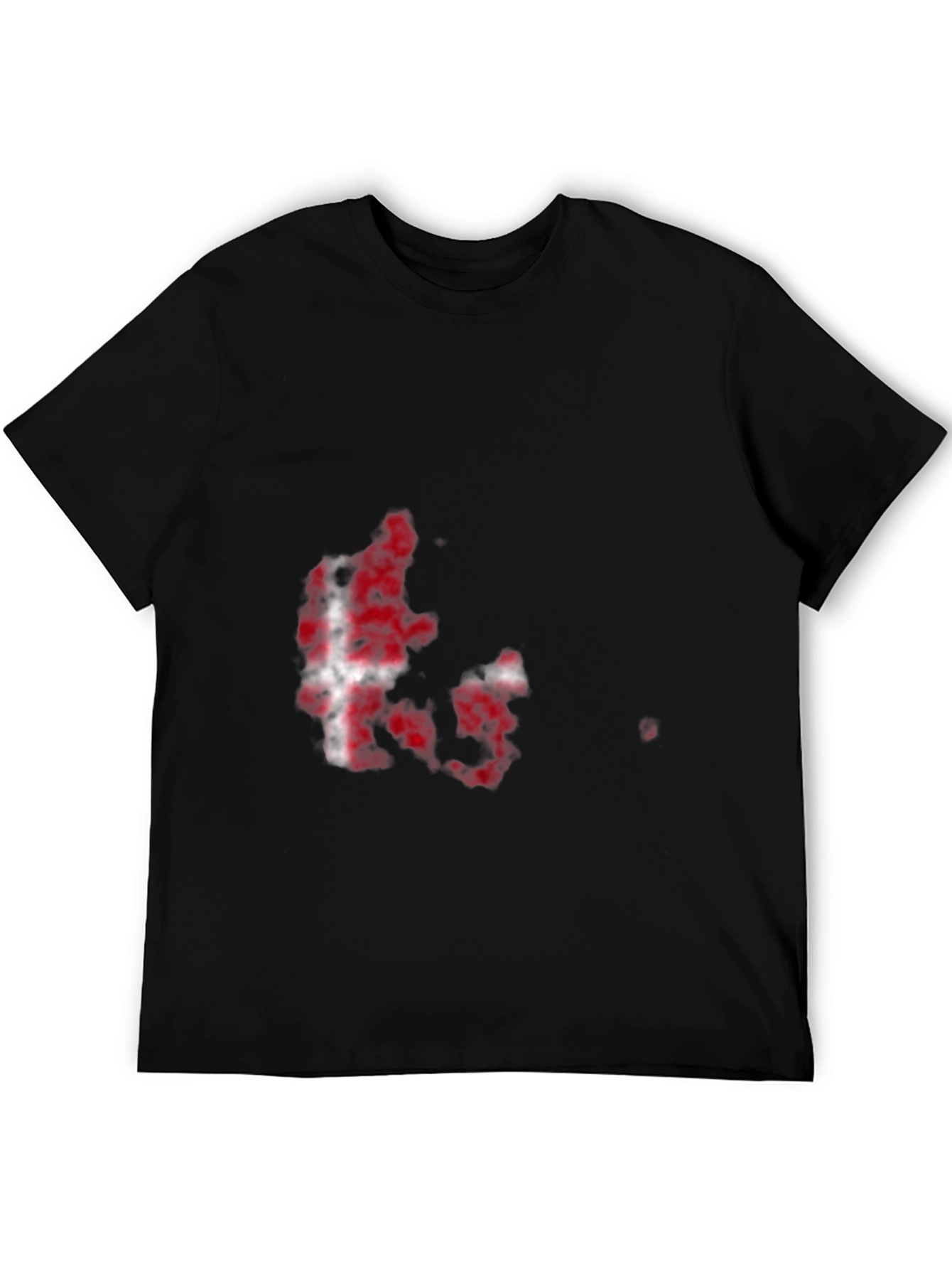 Denmark Flag Map Graphic Tee
