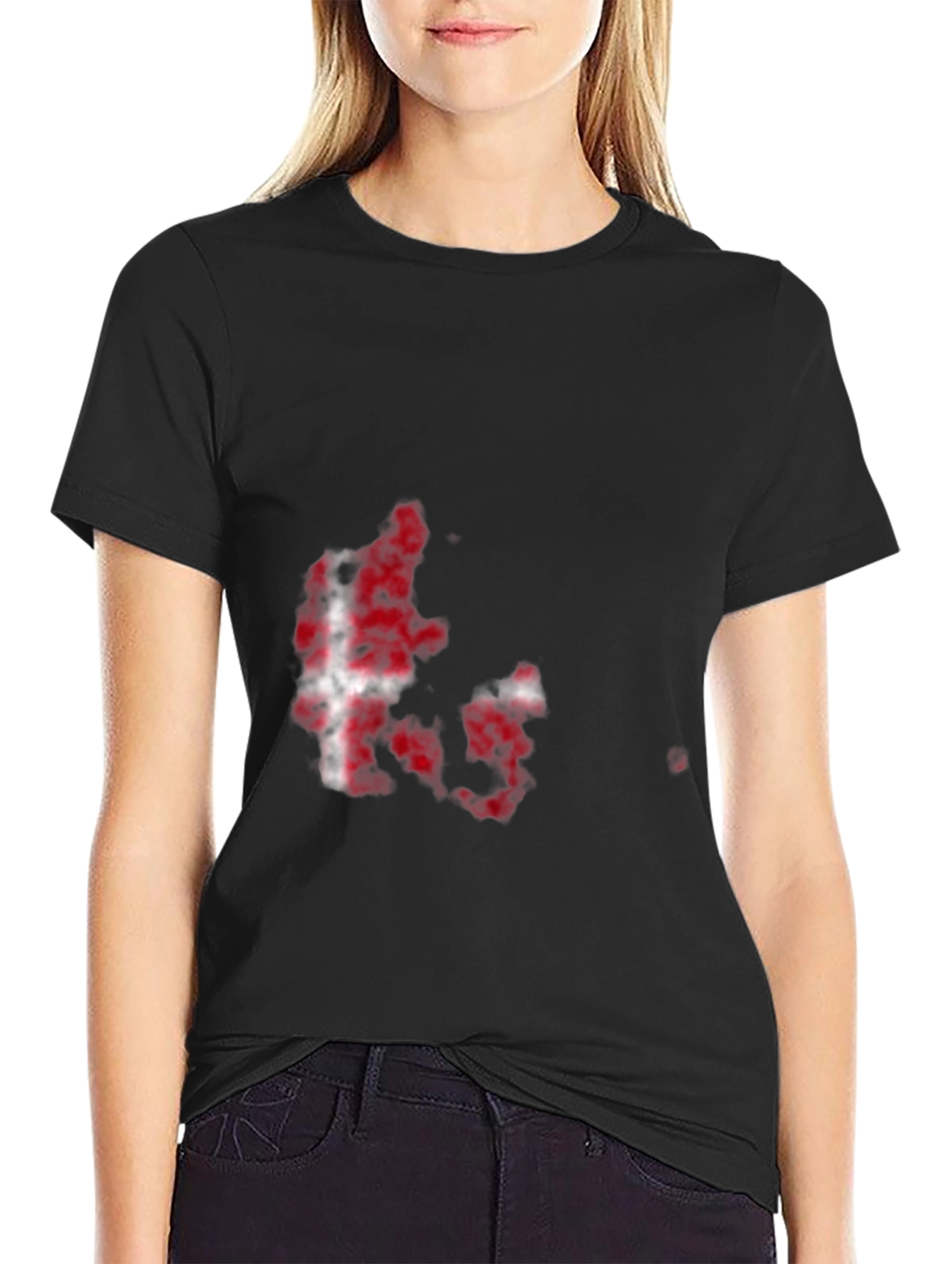 Denmark Flag Map Graphic Tee