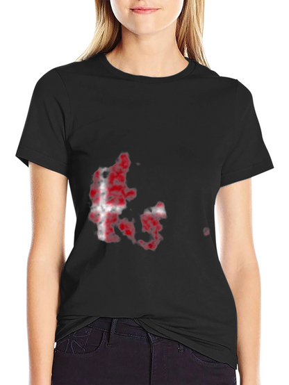 Denmark Flag Map Graphic Tee