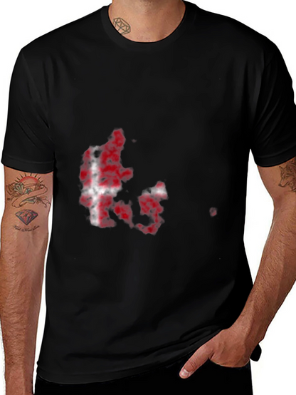 Denmark Flag Map Graphic Tee