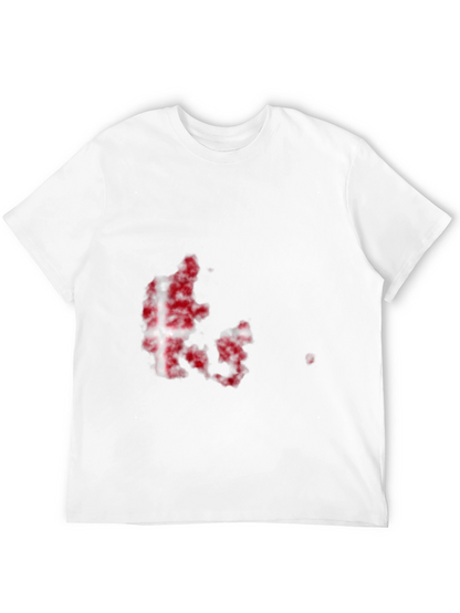 Denmark Flag Map Graphic Tee