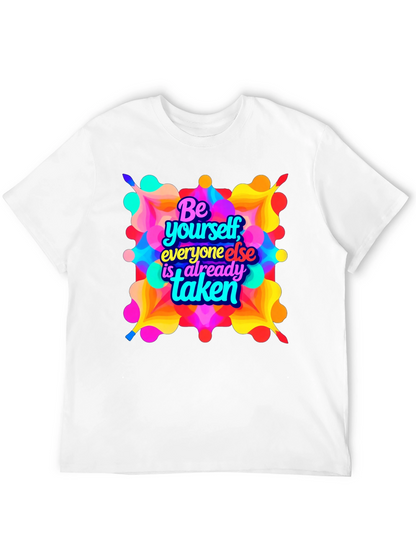 Be Yourself Graphic T-Shirt - Black