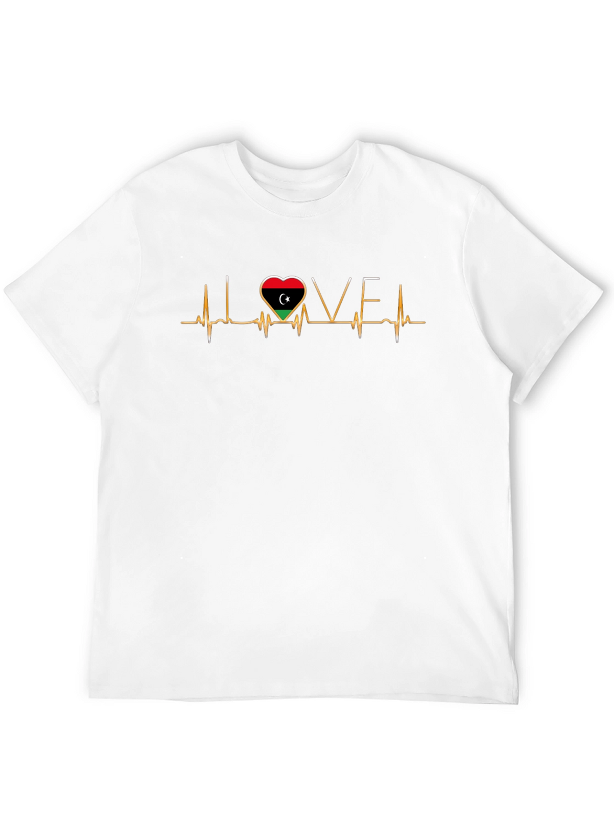 Libya Heartbeat Love T-Shirt