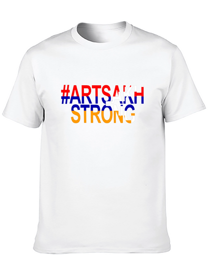 Artsakh Strong Black T-Shirt - Stand with Artsakh