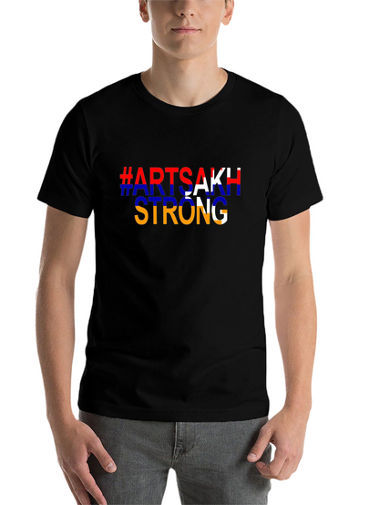 Artsakh Strong Black T-Shirt - Stand with Artsakh