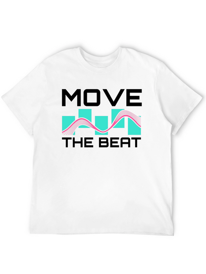 Move The Beat Black Graphic T-Shirt