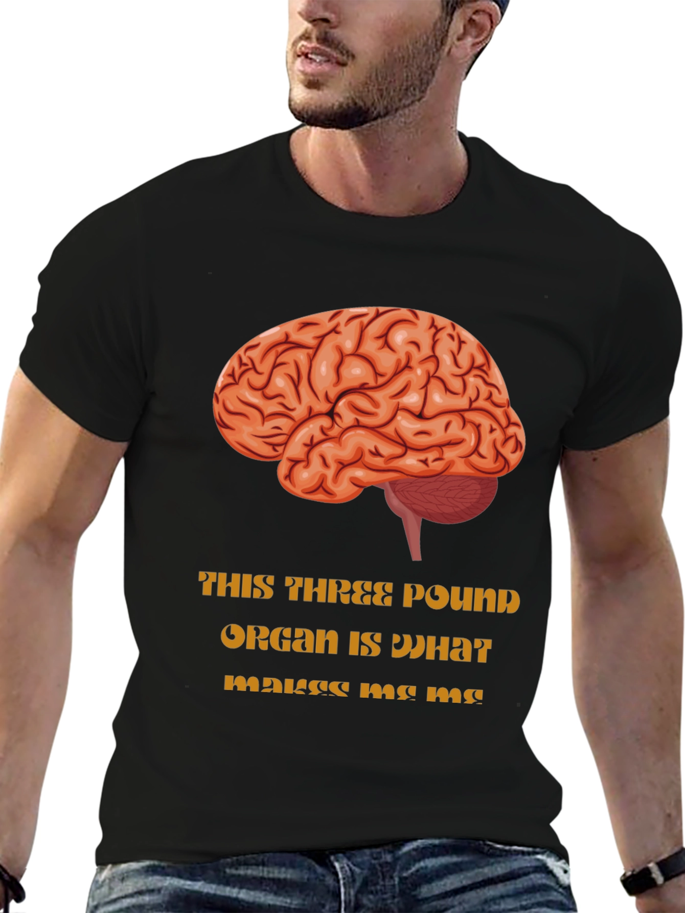 Brain Graphic T-Shirt - Makes Me Me