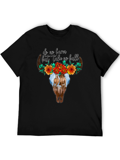 Do No Harm Bull Skull Tee