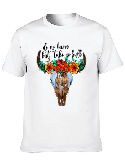 Do No Harm Bull Skull Tee