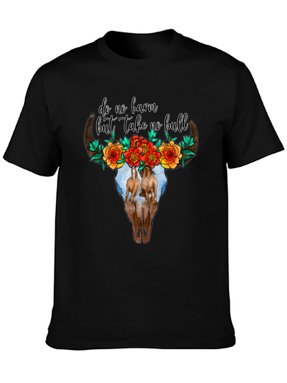 Do No Harm Bull Skull Tee