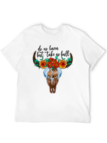Do No Harm Bull Skull Tee