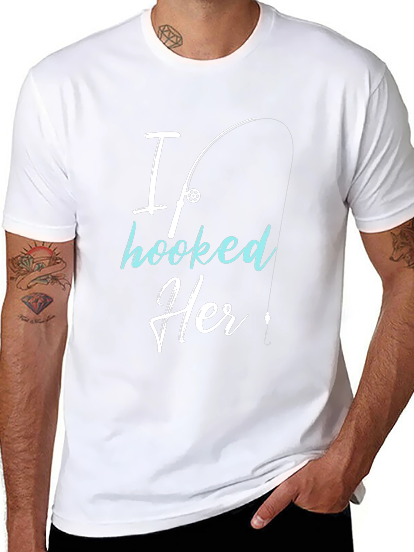 If I Hooked Her T-Shirt Fishing Couple Matching