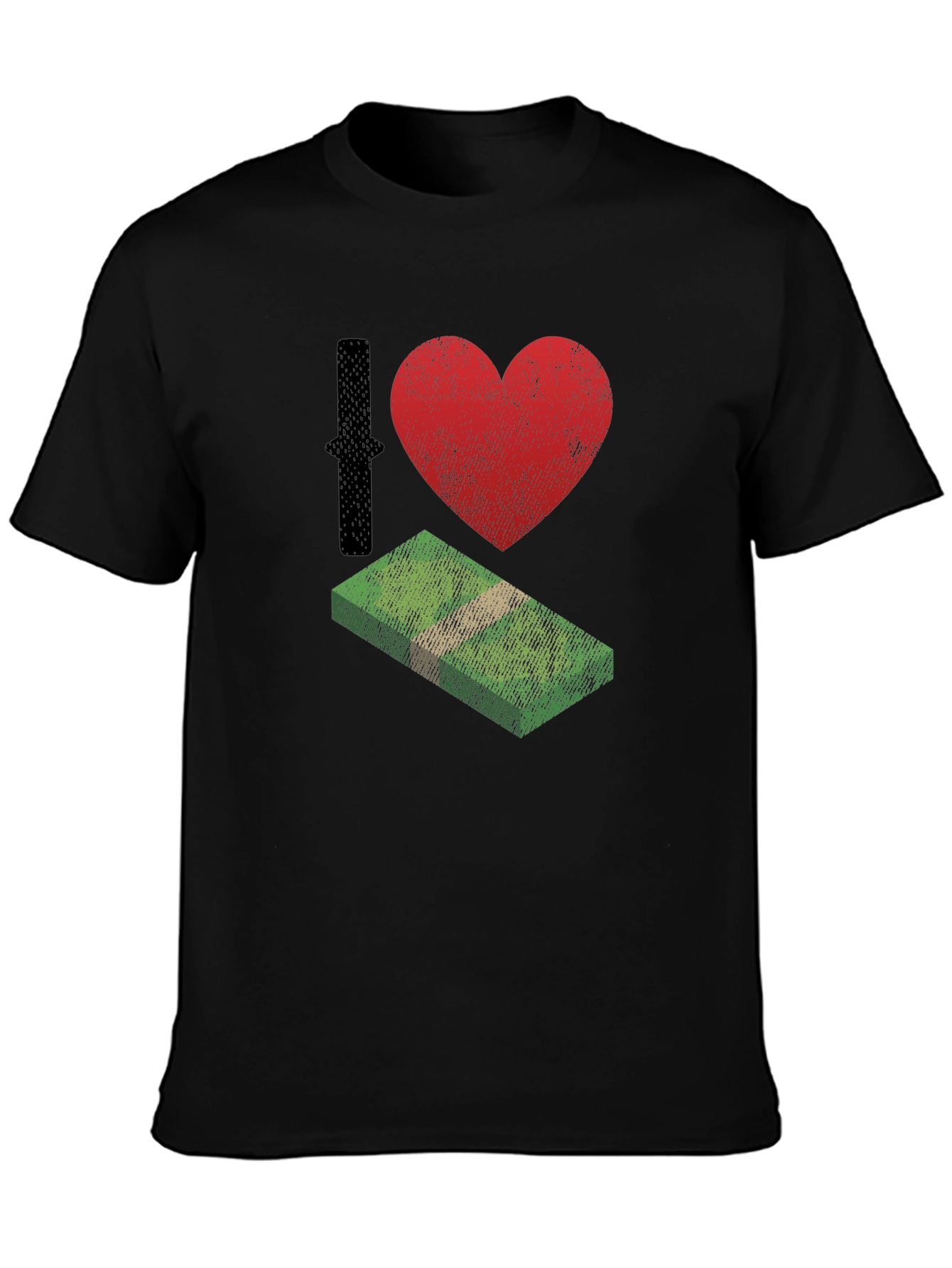 I Love Money Black T-Shirt