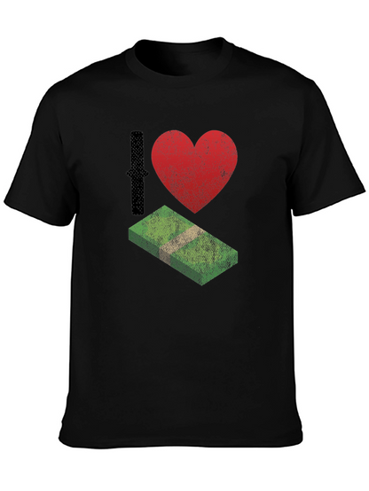 I Love Money Black T-Shirt