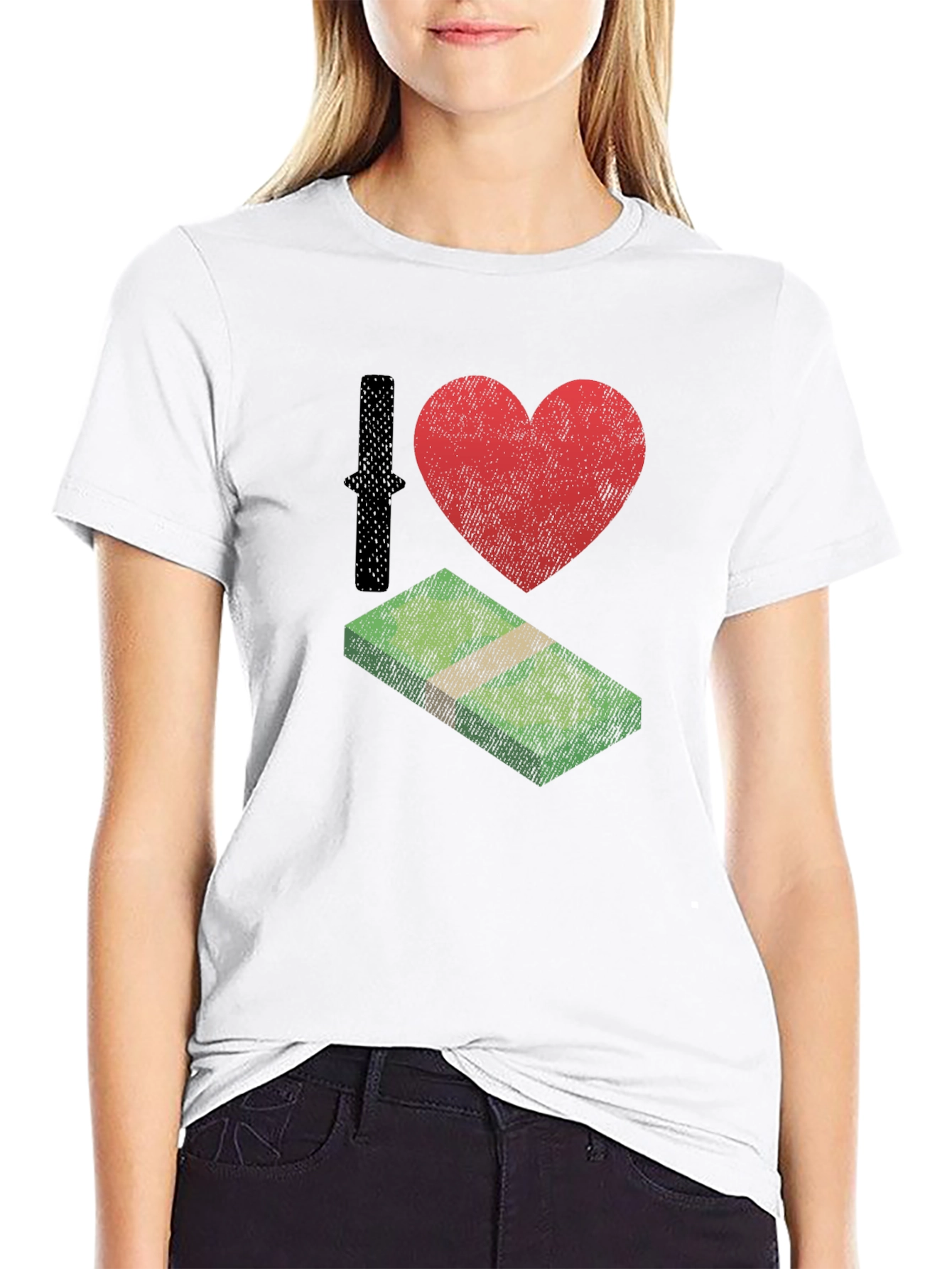 I Love Money Black T-Shirt