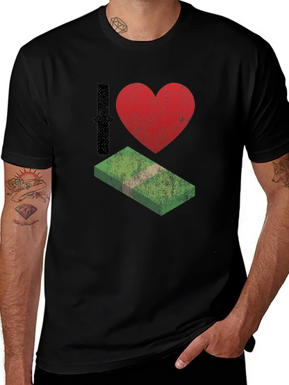I Love Money Black T-Shirt