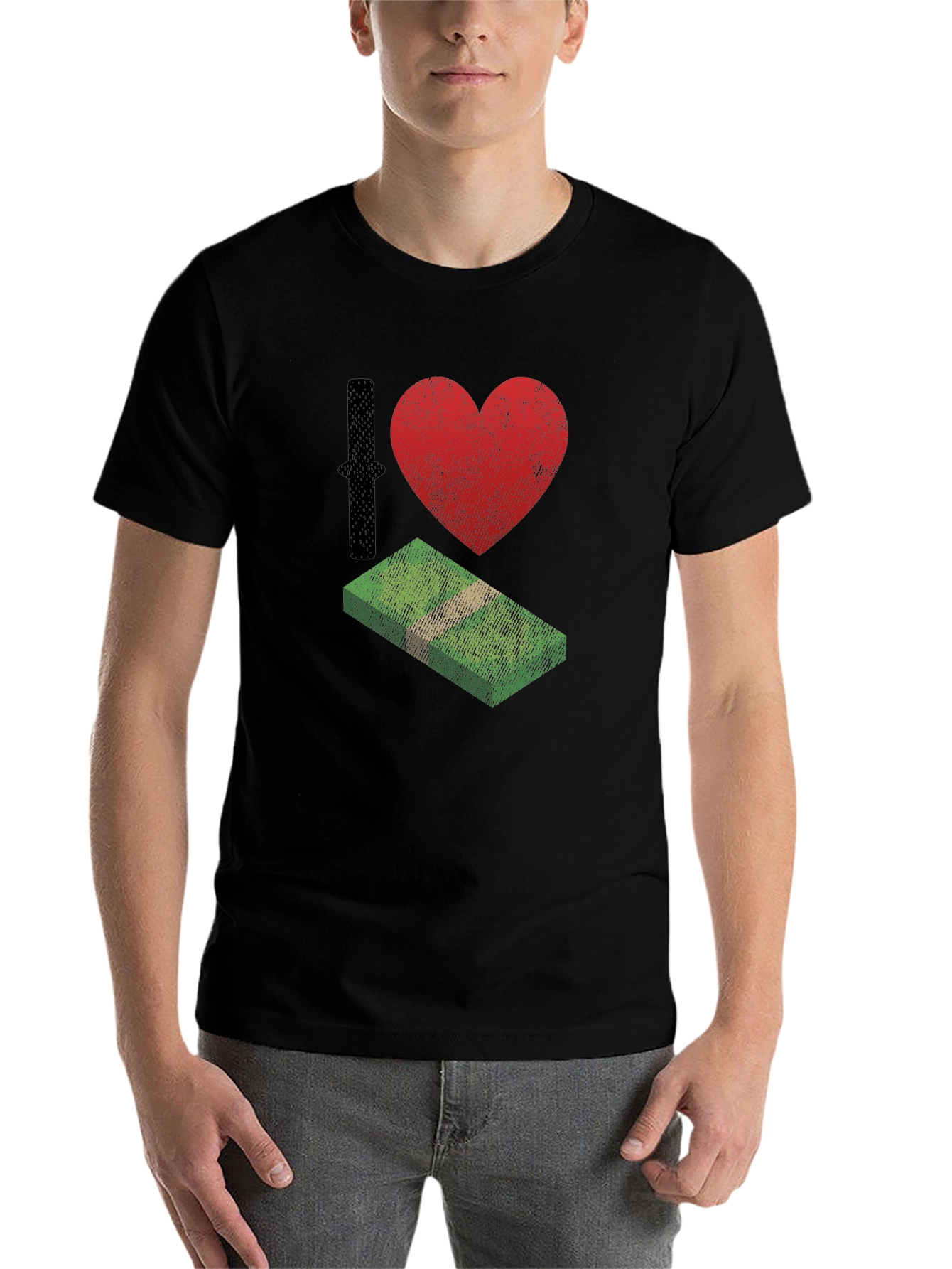 I Love Money Black T-Shirt