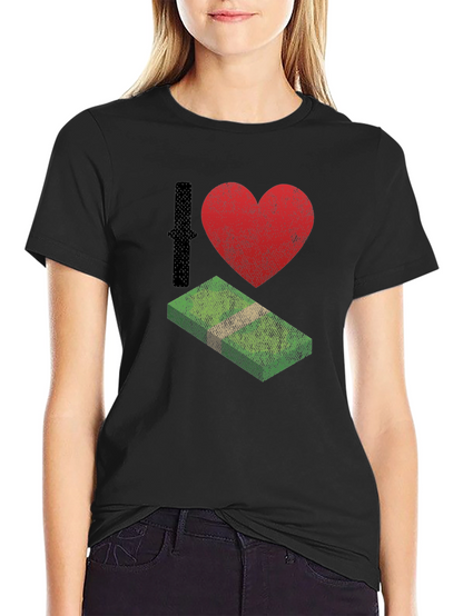 I Love Money Black T-Shirt