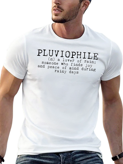 Pluviophile T-Shirt - Rainy Day Lover Tee