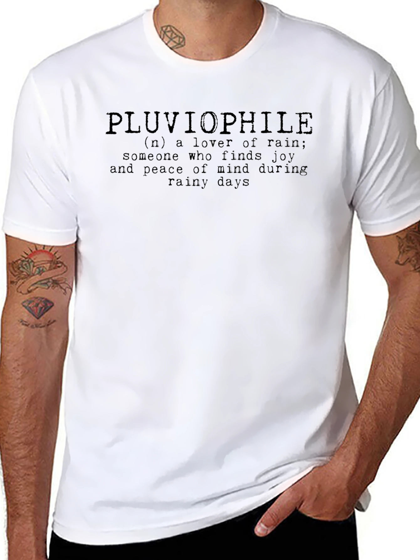 Pluviophile T-Shirt - Rainy Day Lover Tee