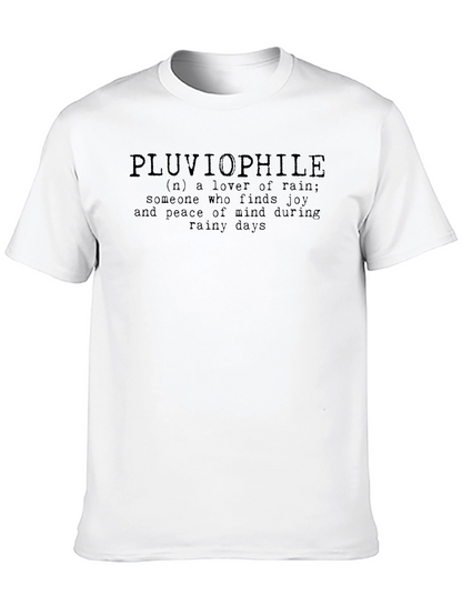Pluviophile T-Shirt - Rainy Day Lover Tee