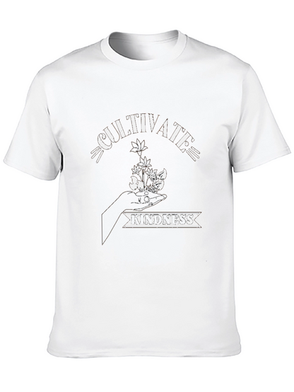 Cultivate Kindness Black Graphic T-Shirt