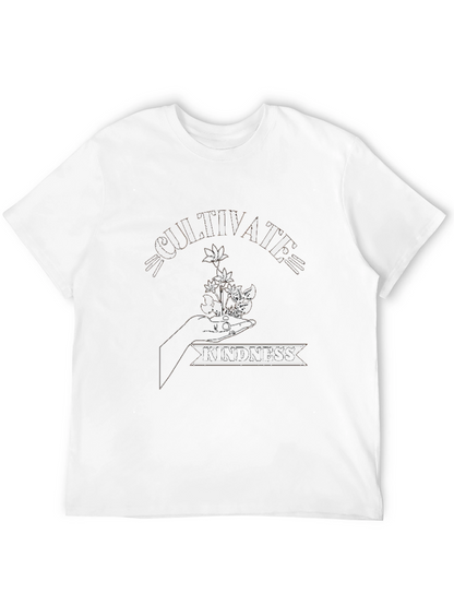 Cultivate Kindness Black Graphic T-Shirt