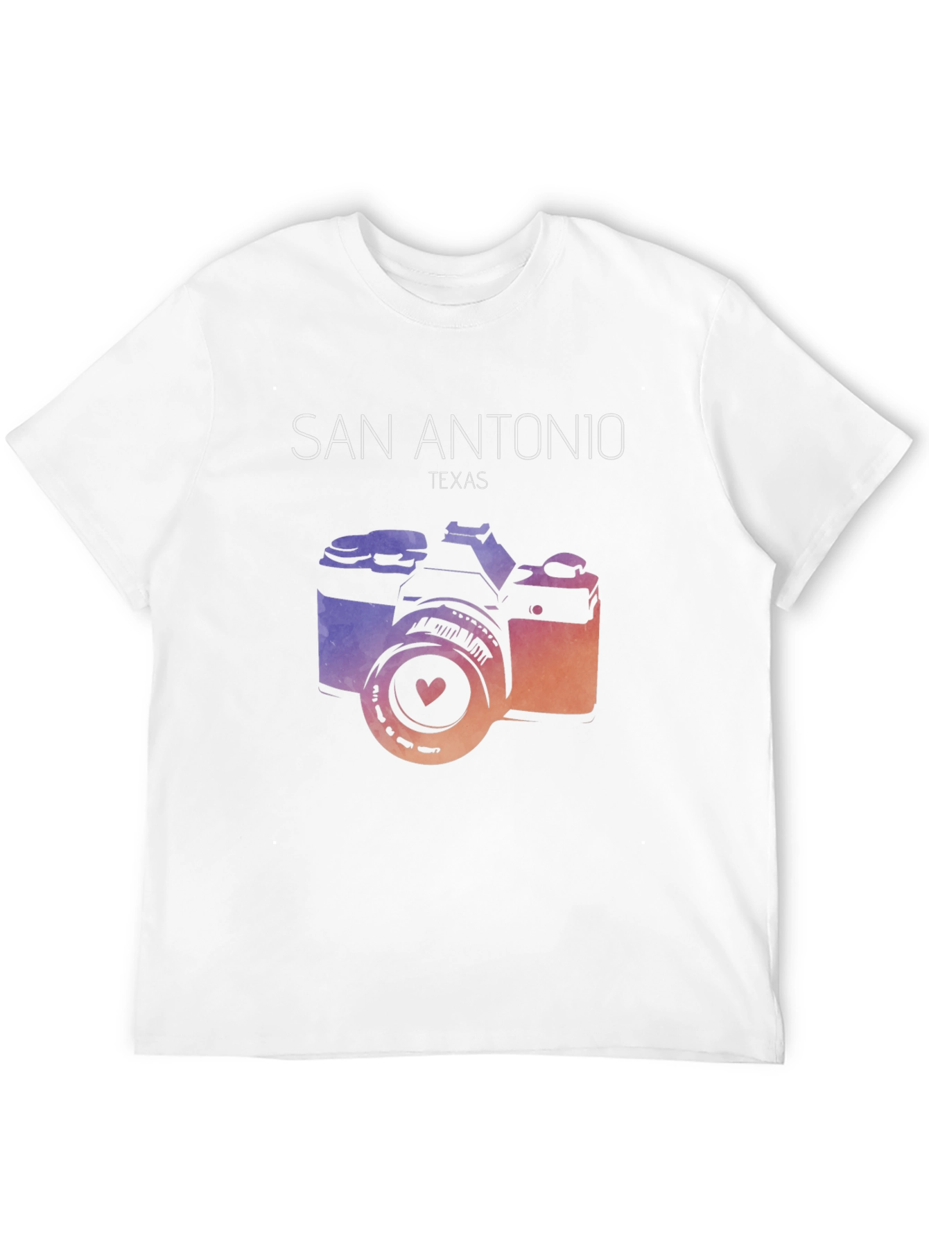 San Antonio Texas Camera Graphic Tee