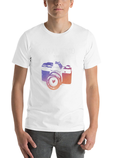 San Antonio Texas Camera Graphic Tee