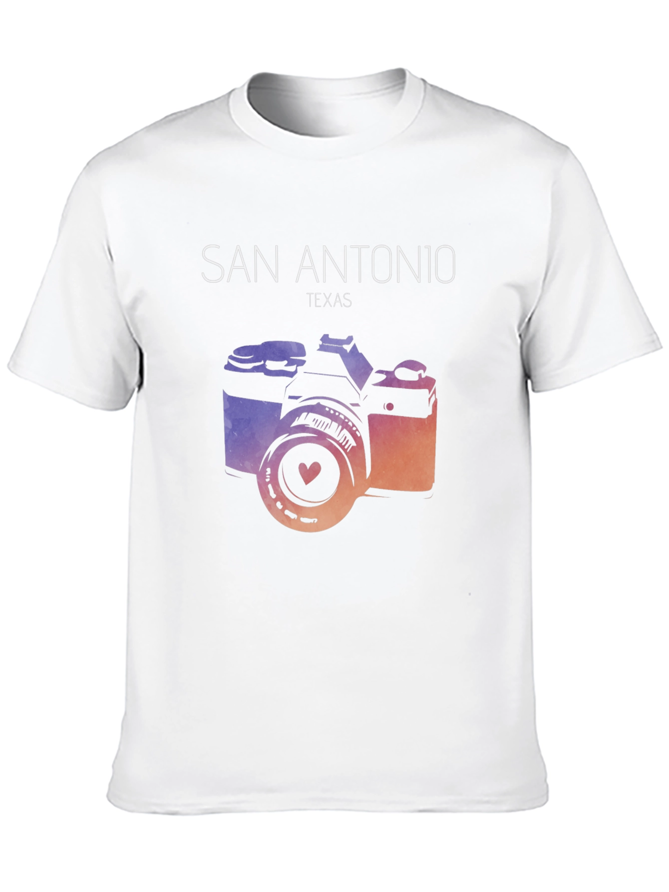San Antonio Texas Camera Graphic Tee