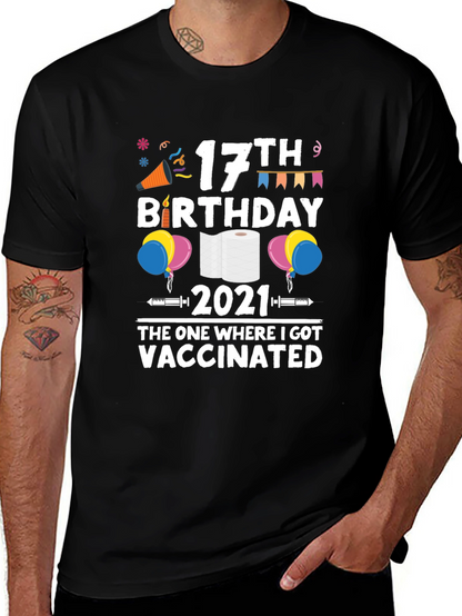 17th Birthday Vaccinated 2021 T-Shirt