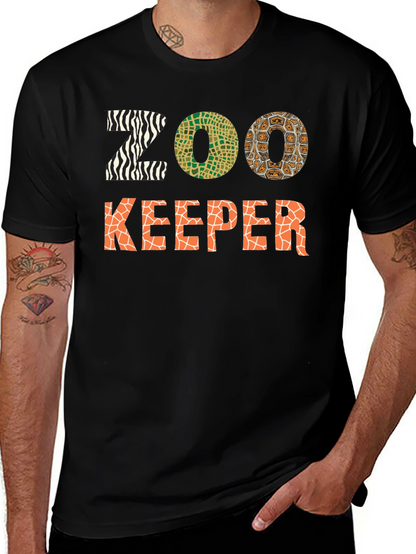 Zoo Keeper Animal Print T-Shirt