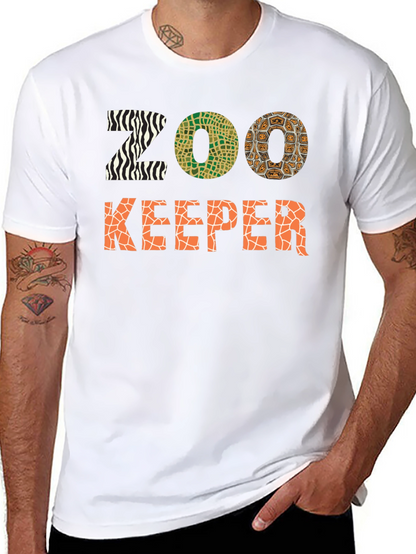 Zoo Keeper Animal Print T-Shirt