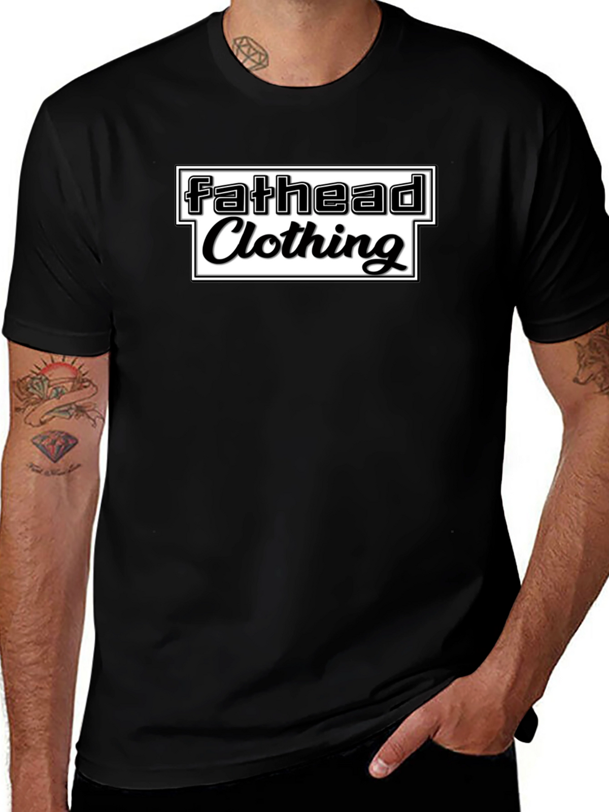 Fathead Clothing Black T-Shirt - Modern Casual Wear