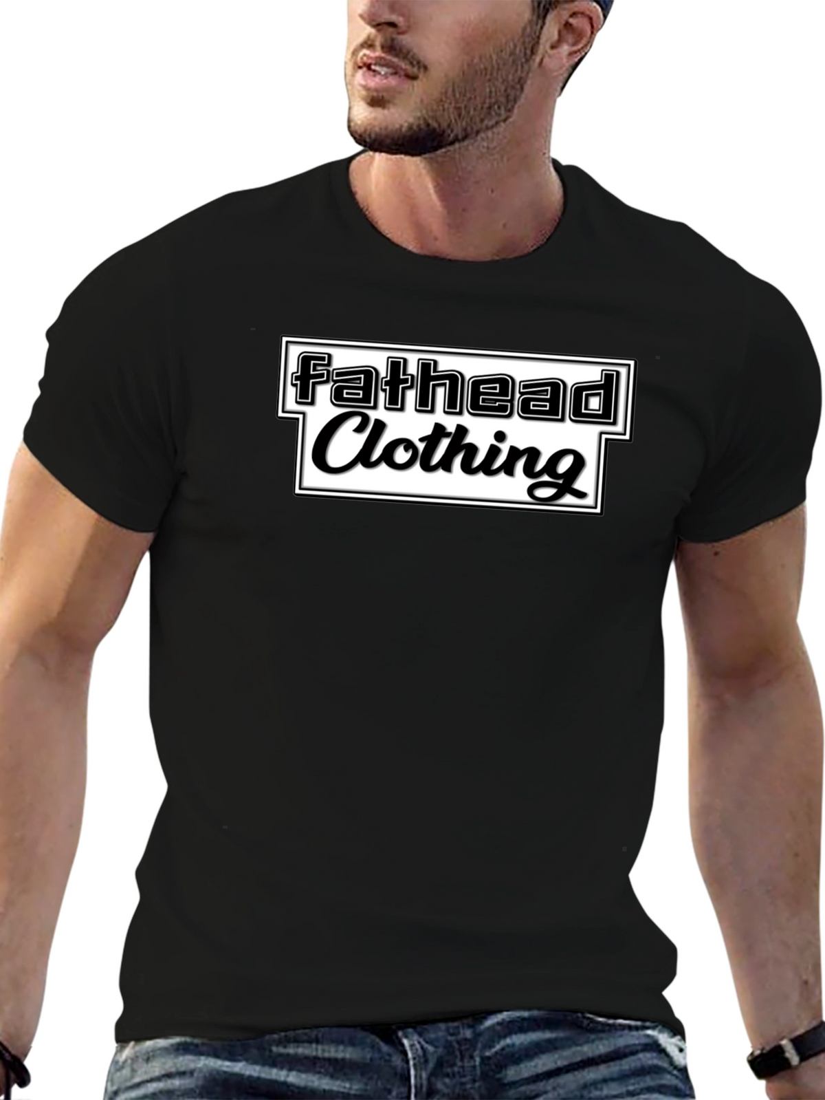 Fathead Clothing Black T-Shirt - Modern Casual Wear