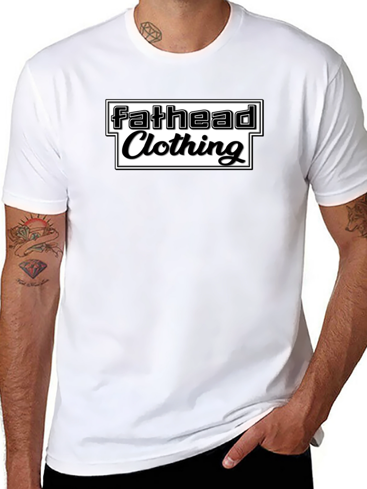 Fathead Clothing Black T-Shirt - Modern Casual Wear