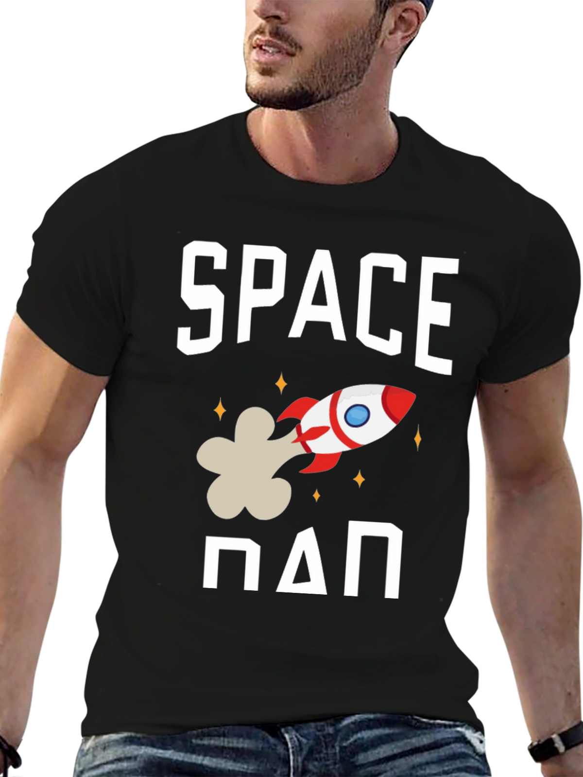 Space Dad Graphic T-Shirt