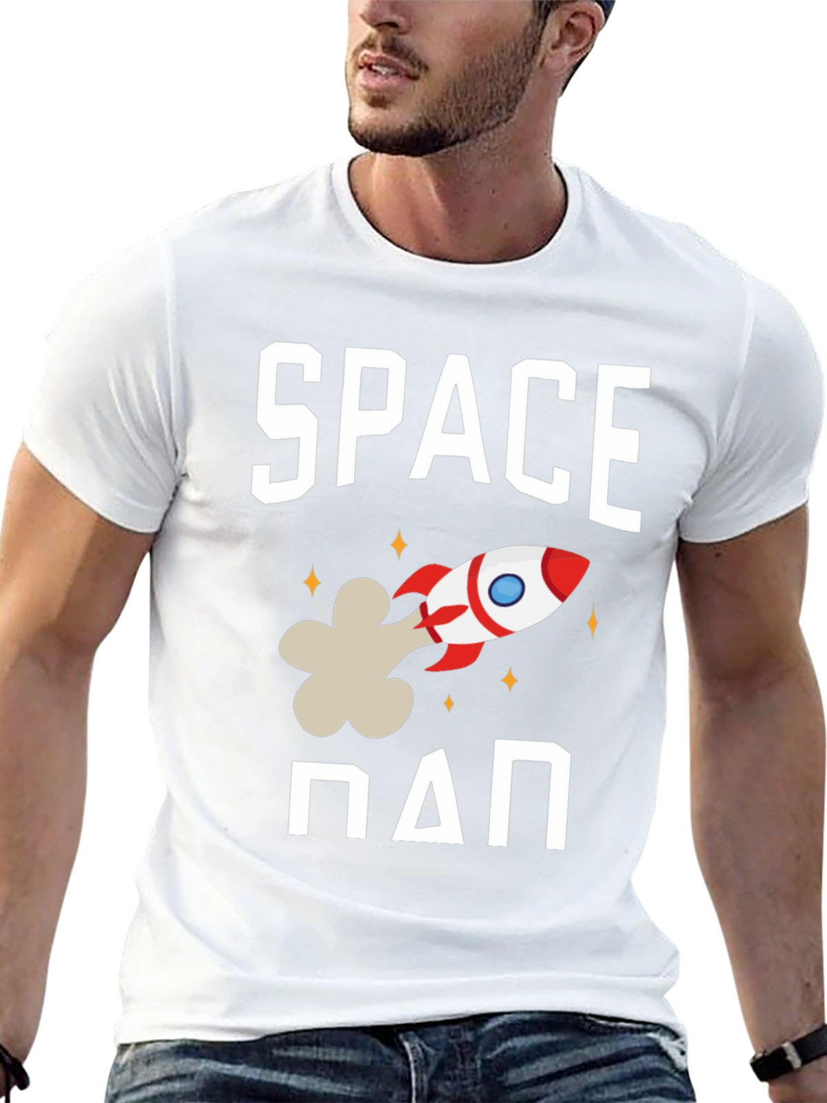 Space Dad Graphic T-Shirt