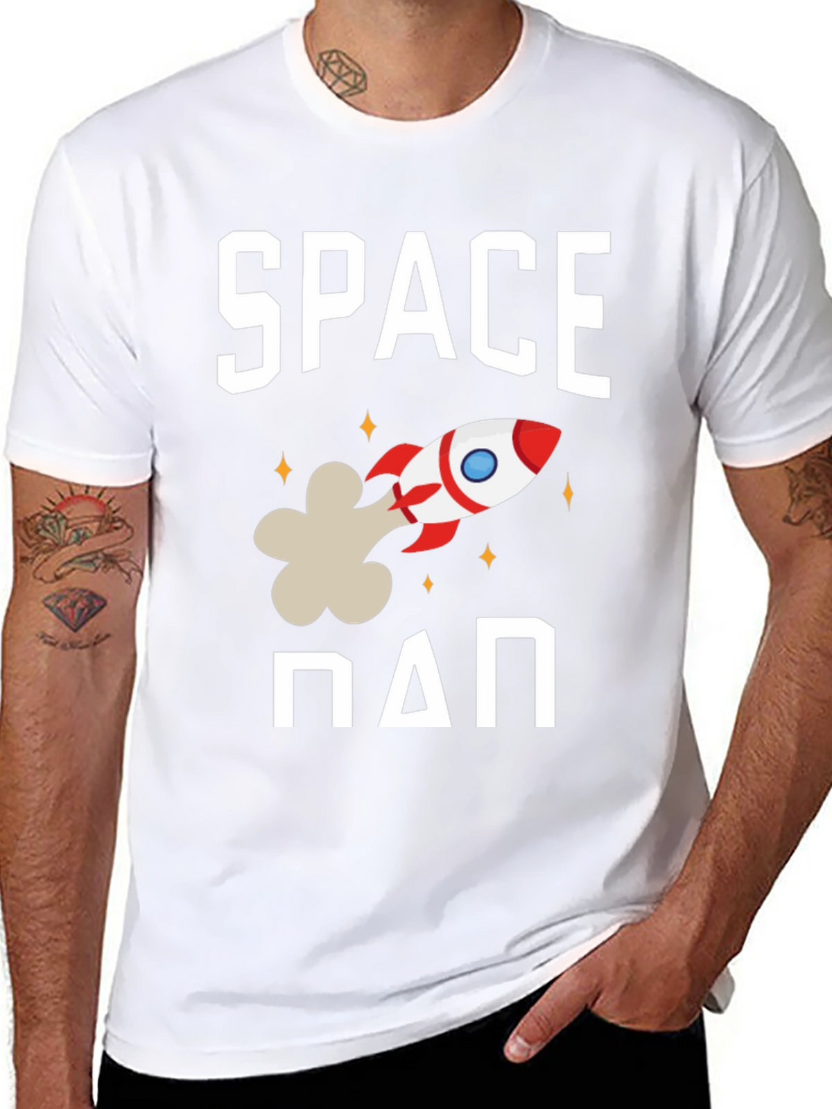 Space Dad Graphic T-Shirt