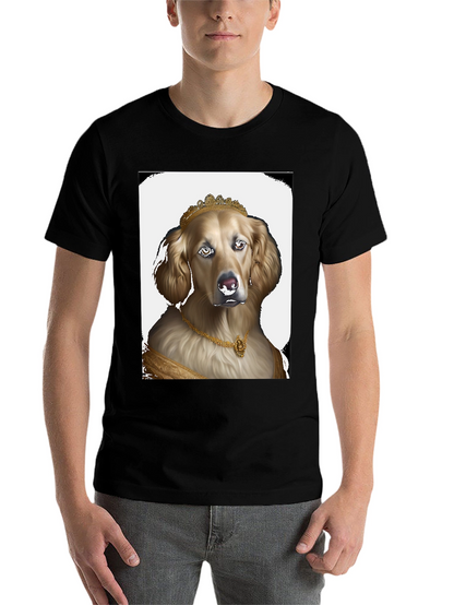 Dog Queen Graphic Tee - Black Cotton T-Shirt