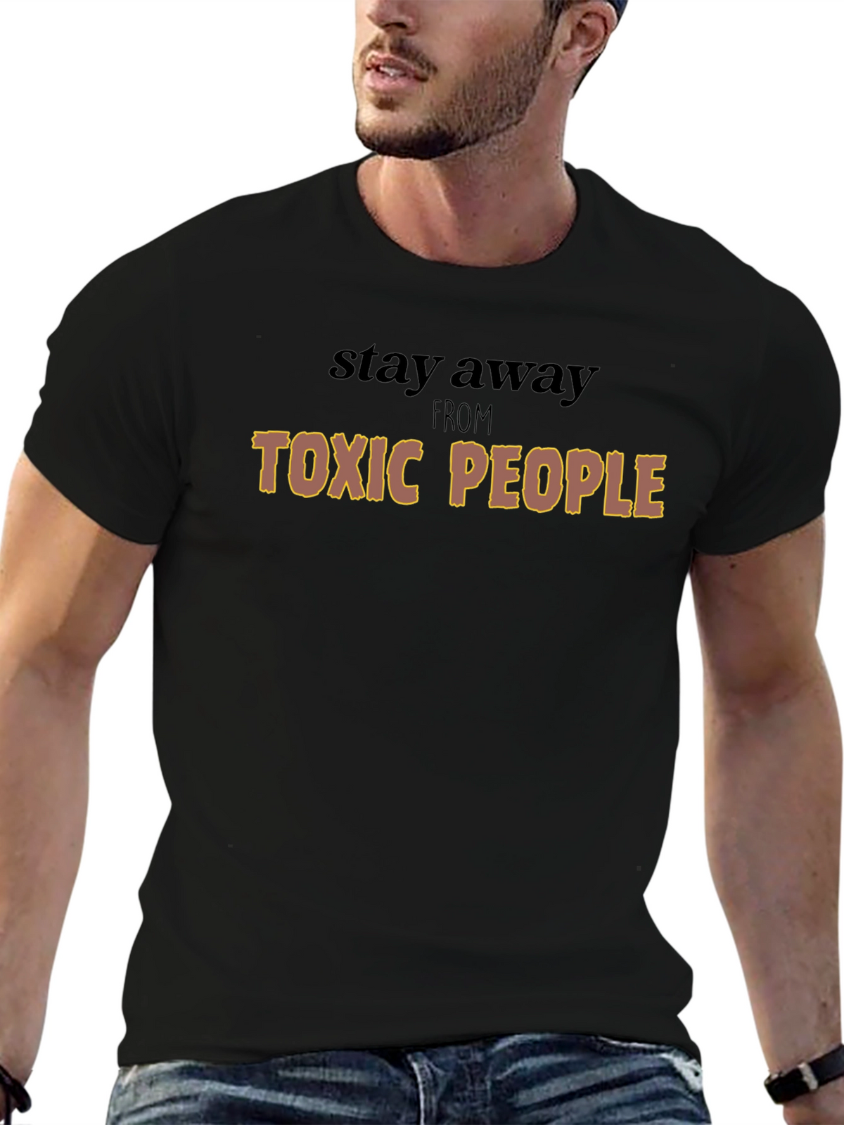 Toxic People Graphic Tee - Stay Away T-Shirt