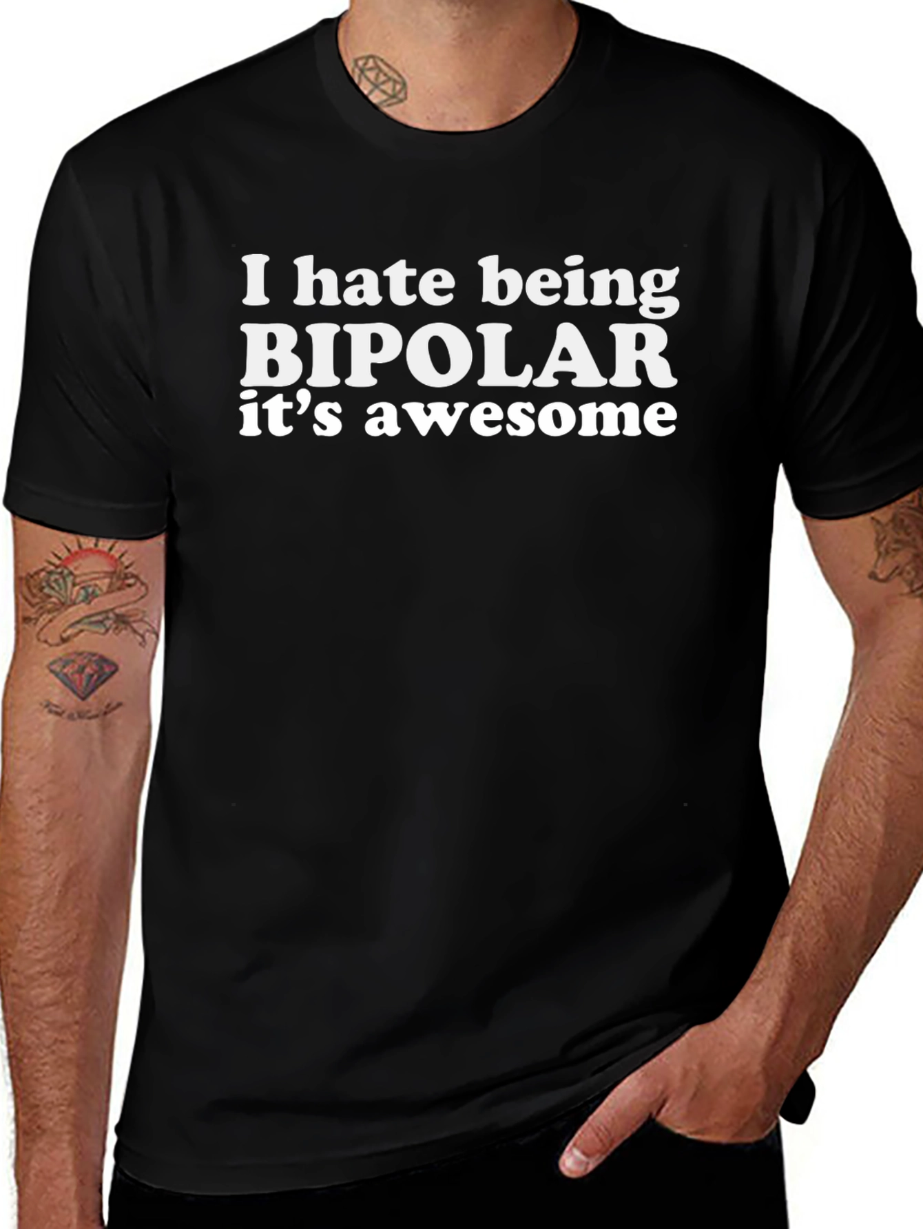 Bipolar Funny Graphic Tee