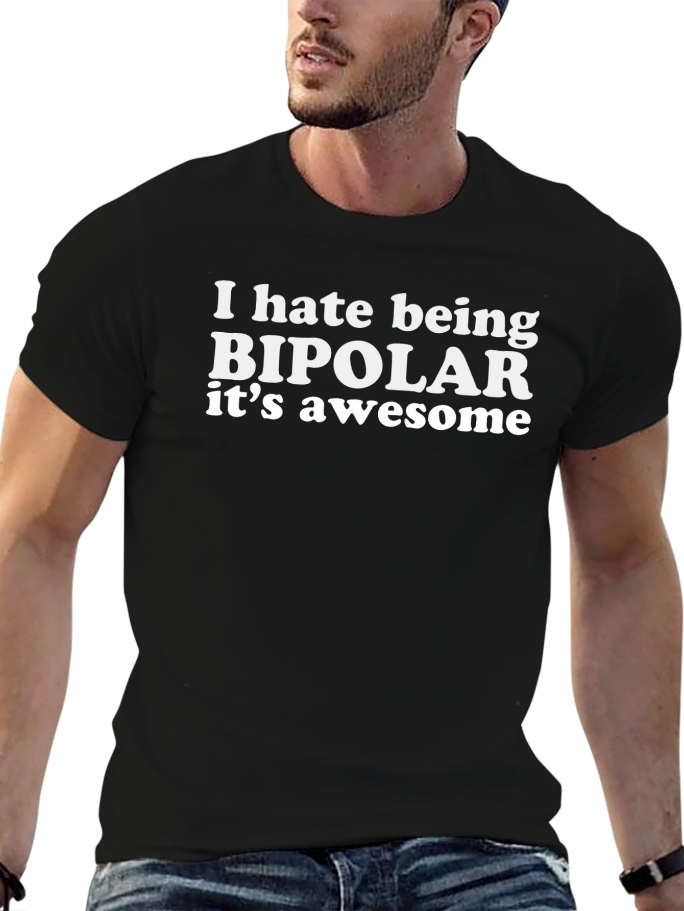 Bipolar Funny Graphic Tee