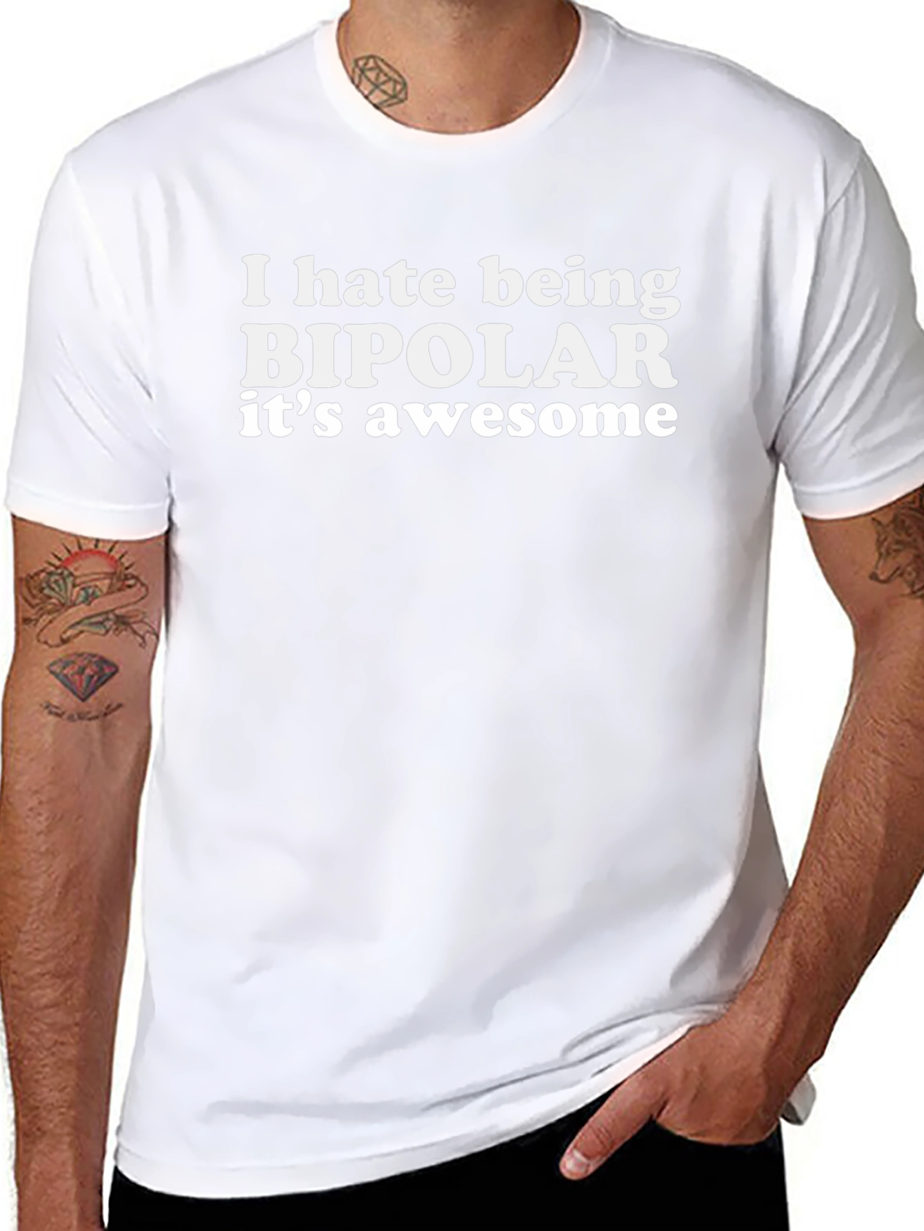Bipolar Funny Graphic Tee