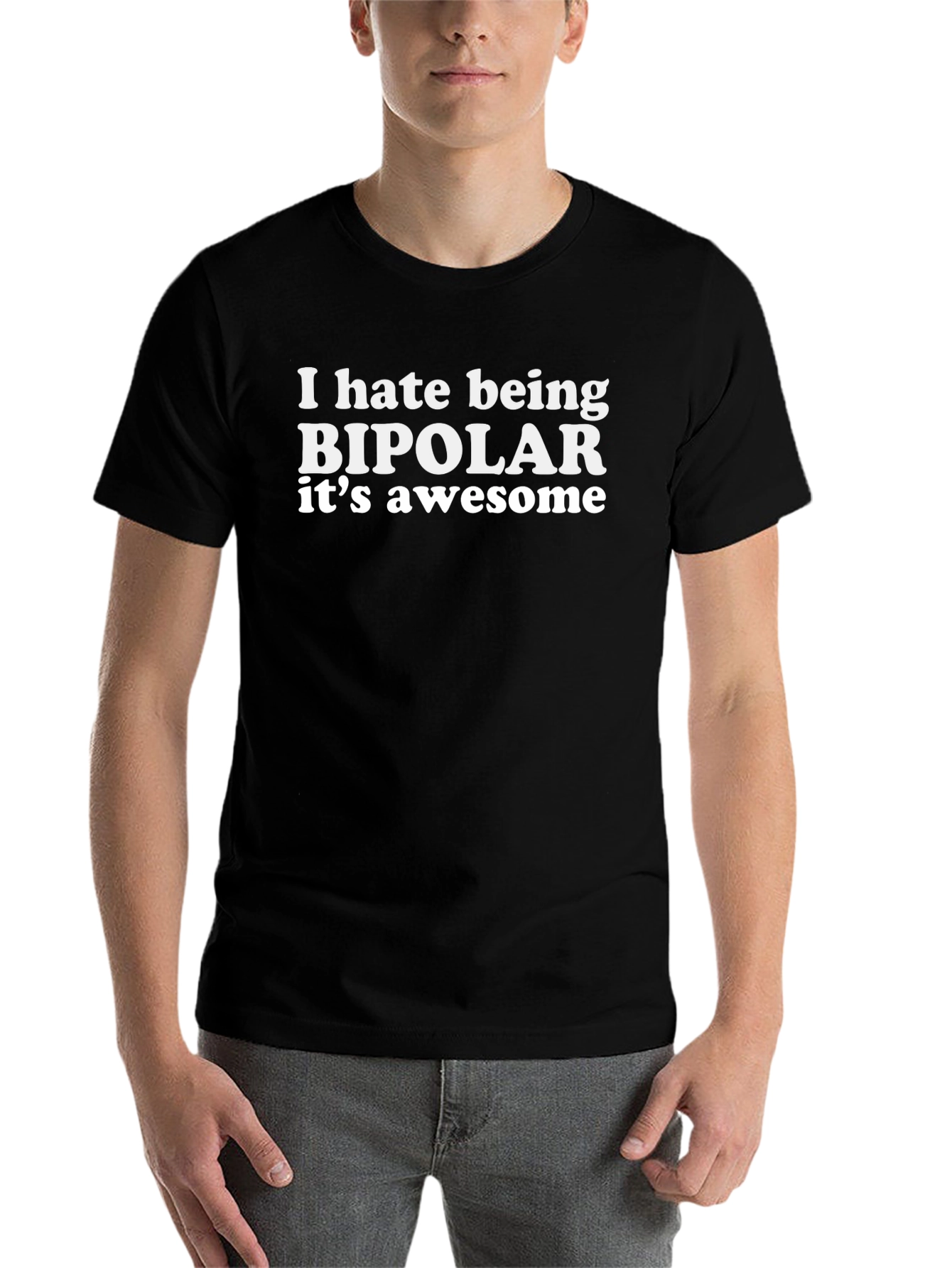 Bipolar Funny Graphic Tee