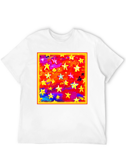 Starry Sky Graphic Tee - Bold Artistic Design