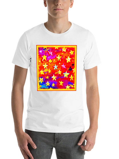 Starry Sky Graphic Tee - Bold Artistic Design