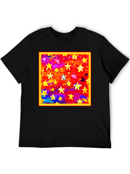 Starry Sky Graphic Tee - Bold Artistic Design