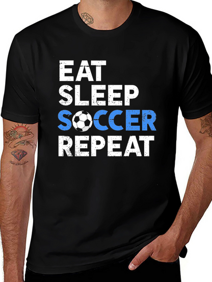Eat Sleep Soccer Repeat T-Shirt